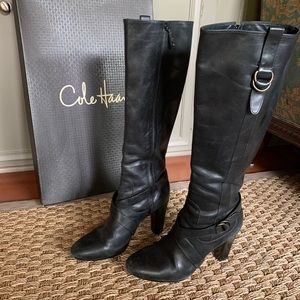 Cole Haan Courtney Air Tall Leather Heeled Boot